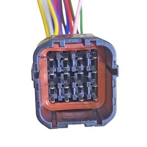 SOKET 16 Lİ UNİVERSAL ( SİYAH ) KABLOLU ( ERKEK )