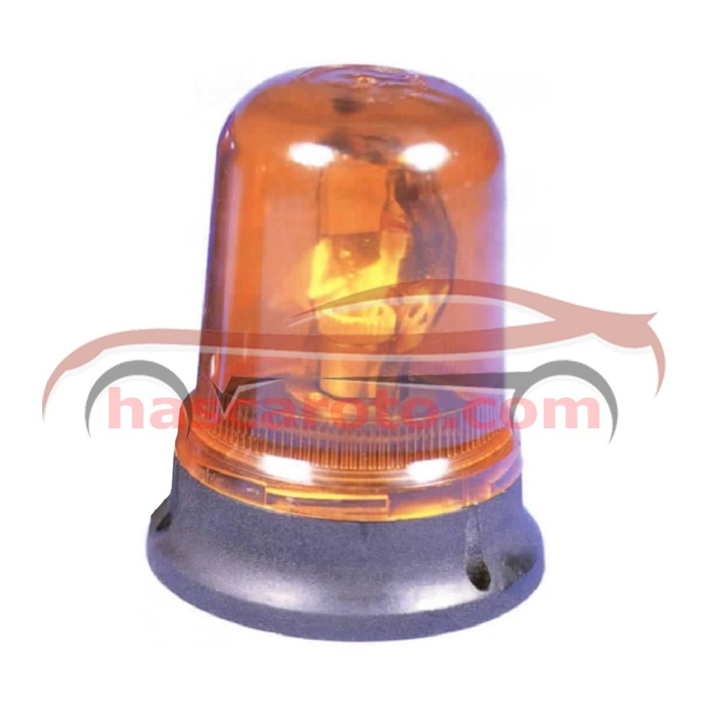 ( 12V ) GALAKSİ DÖNER LAMBA ( H1 AMPULLU ) ( VİDALI ) ( SARI )