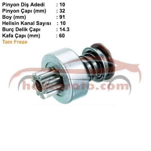 ( 10 DİŞ ) JOHN DEERE / BMC PROF. ( DIŞTAN FREZE )