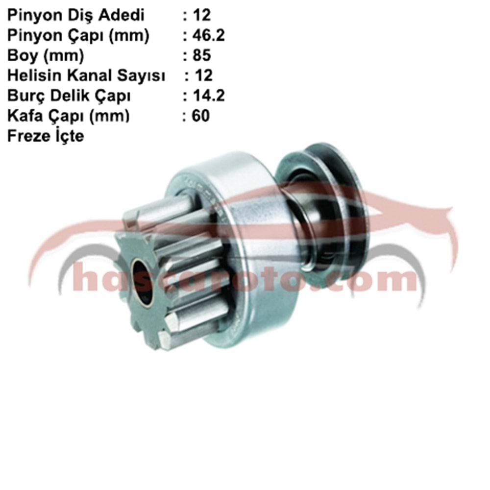 ( 12 DİŞ ) PERKINS / HINO MOTOR DODGE