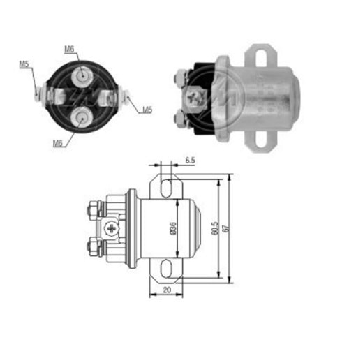 ( 24V ) 39MT BMC PRO 827 / 935 / 1141 SERİSİ ( 2 PABUÇ BAĞLANTILI )