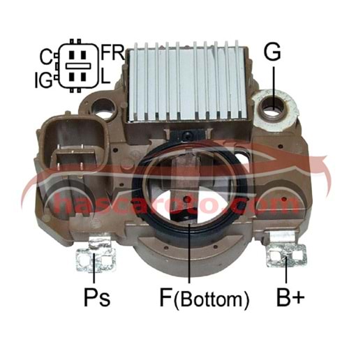 ( 12V ) HONDA CIVIC ( KARE - 4 FİŞLİ ) ( C-FR-IG-L ) ( MEKSEFELİ )