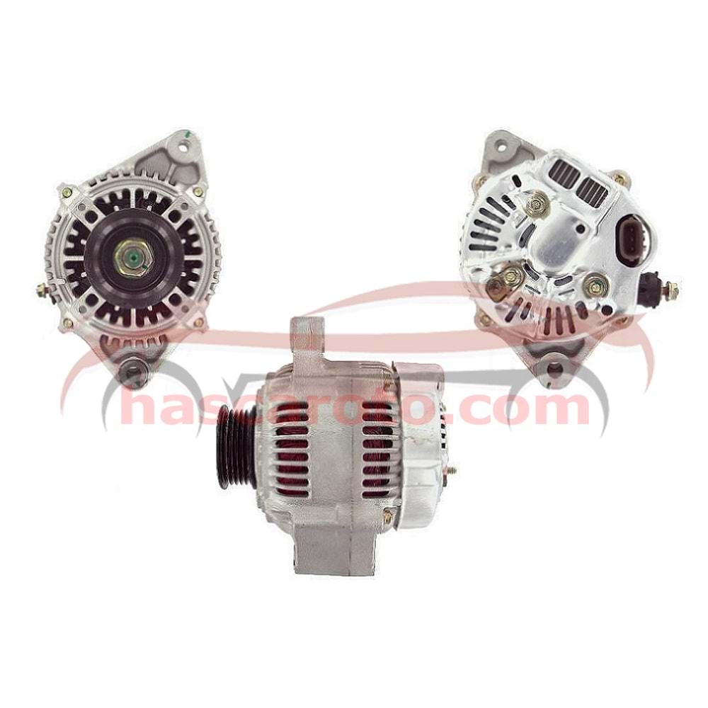 ( 12V / 80 Ah.) TOYOTA - ( SAĞ KULAK ) ( 3 Uç - Oval Soket )